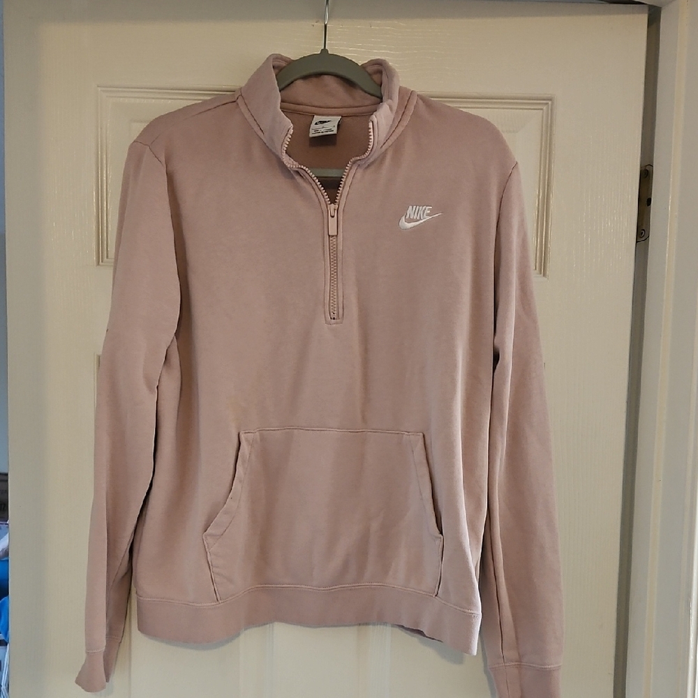 Nike Pink Half-Zip Pullover